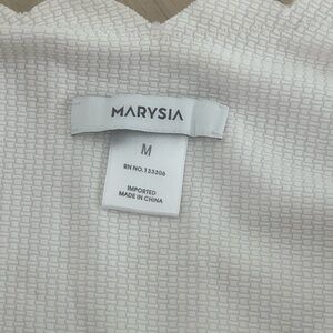 Marysia one piece Mott Maillot- white bathing suit. Pre-worn